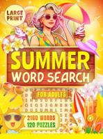 Large Print Summer Word Search for Adults 1968210237 Book Cover