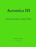 Acrostica III 0990887731 Book Cover
