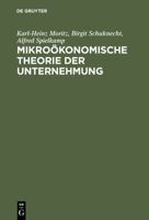 Mikrookonomische Theorie Der Unternehmung 3486230867 Book Cover
