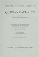 Qumran Cave 4: XV: The Sapiential Texts, Part 1 (Discoveries in the Judaean Desert) 0198269382 Book Cover