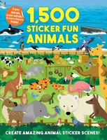 1,500 Sticker Fun Animals 1684123437 Book Cover