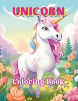 Unicorn Coloring Book: 50 Simple and Fun Unicorn Designs for Children, 8.5 x 11 inches (Children's Coloring Books) B0CRKY3F2Z Book Cover