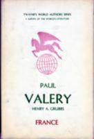 Paul Valery (Twayne Author 43) B0006BRFWO Book Cover