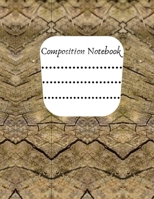 Composition Notebook: Wood Style Composition Notebook For Students Wide Ruled 110 Pages 1089047290 Book Cover