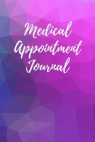 Medical Appointment Journal: Doctor Visit Health Care Physician Appointments Logbook Gift for Patients, Family, Caregivers 1657743497 Book Cover