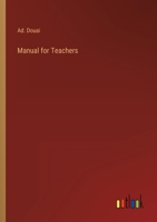 Manual for Teachers 3368151223 Book Cover