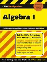 Algebra I (Cliffs Study Solver) 0764537636 Book Cover