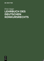 Lehrbuch Des Deutschen Konkursrechts 3111126447 Book Cover
