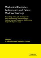 Mechanical Properties, Performance, and Failure Modes of Coatings 052110355X Book Cover