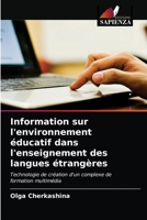 Information sur l'environnement éducatif dans l'enseignement des langues étrangères 620318151X Book Cover