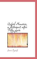 Oxford Memories, a Retrospect after Fifty years 1018240306 Book Cover