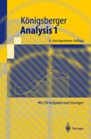 Analysis 1 354040371X Book Cover