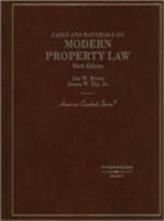 Cases and Materials on Modern Property Law (American Casebook Series) 0314260323 Book Cover