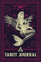 Tarot journal: A daily reading tracker and notebook: Track your 3 card draw, question, interpretation, notes: Winged mermaid cover 1694281469 Book Cover