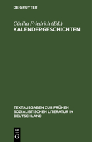 Kalendergeschichten (German Edition) 3112578473 Book Cover