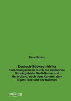 Deutsch-S Dwest-Afrika 3845724811 Book Cover