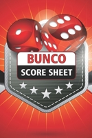Bunco Score Sheet: 100 sheets record cards for bunko games pad and pocket size for small table game keeping book 1705981380 Book Cover