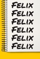 Name Felix A beautiful personalized: Lined Notebook / Journal Gift, Notebook for Felix,120 Pages, 6 x 9 inches, Gift For Felix, Personal Diary, Felix, Personalized Journal, Family Notebook, Customized 1677029838 Book Cover