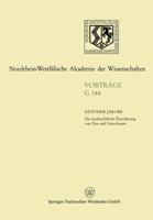 Die Strafrechtliche Zurechnung Von Tun Und Unterlassen: 388. Sitzung Am 13. Dezember 1995 in Dusseldorf 3663017893 Book Cover