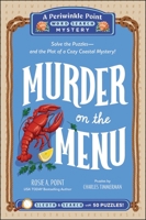 Murder on the Menu: Book 1: Solve the Puzzles?and the Plot of a Cozy Coastal Mystery! (A Periwinkle Point Word Search Mystery) 1507227795 Book Cover
