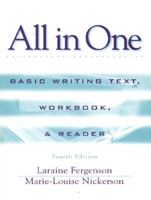 All in One: Basic Writing Text, Workbook, and Reader (4th Edition) 0135309409 Book Cover