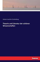 Theorie Und Literatur Der Schonen Wissenschaften 3741125873 Book Cover