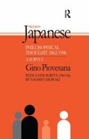 Recent Japanese Philosophical Thought 1862-1994: A Survey 1138997080 Book Cover
