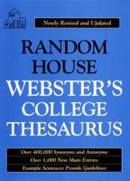 Random House Webster's College Thesaurus (HC): Newly Revised and Updated 067945280X Book Cover