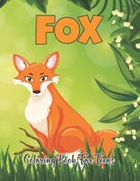 Fox Coloring Book For Teens: Adult Coloring Book Stress Relief Fox Coloring Page for Teens And Adults. B08VX174W2 Book Cover