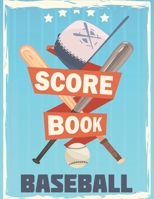 Baseball Scorecard, Baseball Scorebook: 100 Pages Baseball Score Sheet, Baseball Scorekeeper Book, Baseball Scorecard 1700699067 Book Cover