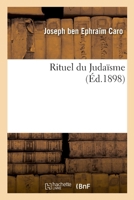 Rituel du Judaïsme 2329773676 Book Cover