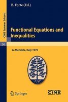 Functional Equations and Inequalities 3642110029 Book Cover