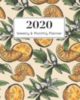 2020 Weekly & Monthly Planner: January 1st - December 31st 2020| Organizer Schedule Journal for 2020 | Lemon Citrus Fruit Floral 1690759364 Book Cover