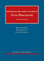 Materials for a Basic Course in Civil Procedure 1634605284 Book Cover