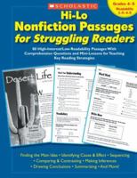 Hi-Lo Nonfiction Passages for Struggling Readers: Grades 4-5: 80 High-Interest/Low-Readability Passages With Comprehension Questions and Mini-Lessons for Teaching Key Reading Strategies 0439694973 Book Cover