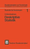 Deskriptive Statistik: Eine Einf�hrung F�r Sozialwissenschaftler 3519001349 Book Cover