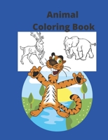 Animal Coloring Book: Actvity Coloring Pages for Kids B08L6SHN2Z Book Cover