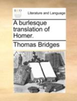 A Burlesque Translation of Homer 9356153078 Book Cover