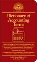 Dictionary of Accounting Terms (Barron's Business Dictionaries)