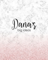 Dana's Big Ideas: Personalized Notebook - 8x10 Lined Women's Journal 1698584741 Book Cover