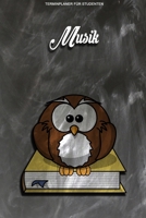 Terminplaner für Studenten - Musik: Kalenderjahr 2020 von Januar bis Dezember - Organizer für das Studium. Taschenkalender, Planer, Wochenkalender, ... Studiumplaner. (German Edition) 1710424435 Book Cover