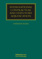 International Contractual and Statutory Adjudication 1032179163 Book Cover