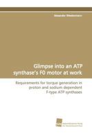 Glimpse Into an Atp Synthase's F0 Motor at Work 3838106598 Book Cover