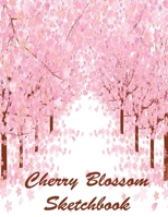 Cherry Blossom Sketchbook: Drawing, Coloring, Doodling, Illustrating Artists Handbook for Designs 1087117674 Book Cover