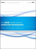 The 2008 Pfeiffer Annual: Leadership Development with CD-ROM (J-B Pfeiffer Annual Looseleaf Vol1) 0787995215 Book Cover