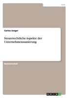 Steuerrechtliche Aspekte Der Unternehmenssanierung 3656691061 Book Cover