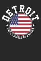 Gift Notebook: Detroit Dot Grid 6x9 120 Pages 1699207429 Book Cover