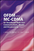 OFDM and MC-CDMA for Broadband Multi-User Communications, WLANs and Broadcasting 0470858796 Book Cover