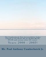 The Cumberbatch Tele-Accessibility Index: Shows the positive Correlation between Tele-Accessibility and GDP per Capita! 1451554036 Book Cover