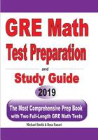 GRE Math Test Preparation and study guide: The Most Comprehensive Prep Book with Two Full-Length GRE Math Tests 1646125169 Book Cover